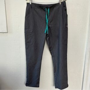 Figs Technical Collection Yola Skinny Scrub Pants Graphite Size L
